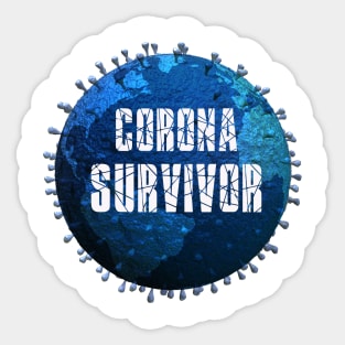 Corona - Survivor Sticker